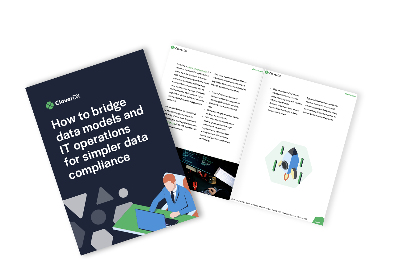 How to bridge the gap between data models and IT operations ebook cover