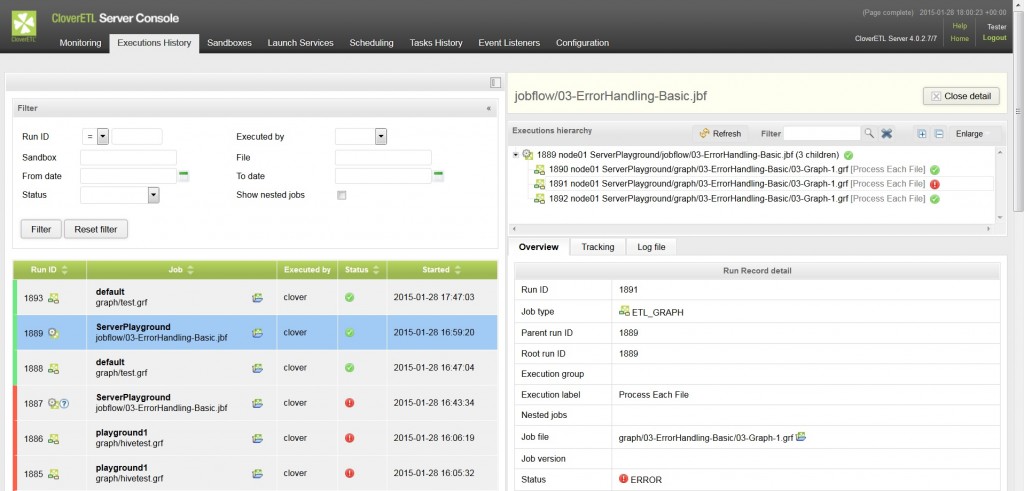 Execution View - Helping you with Complex Graphs