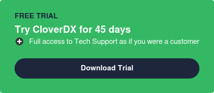 Try CloverDX for 45 days  Full access to Tech Support as if you were a customer