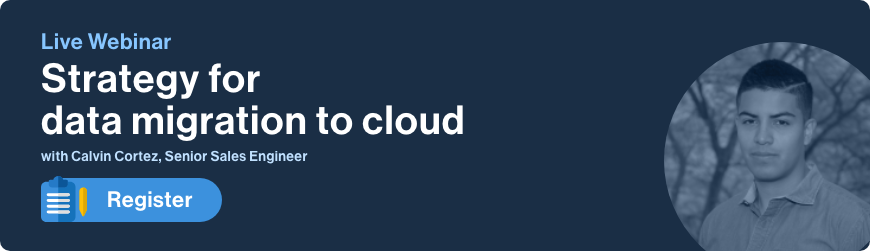 Webinar - Strategy for data migration to cloud