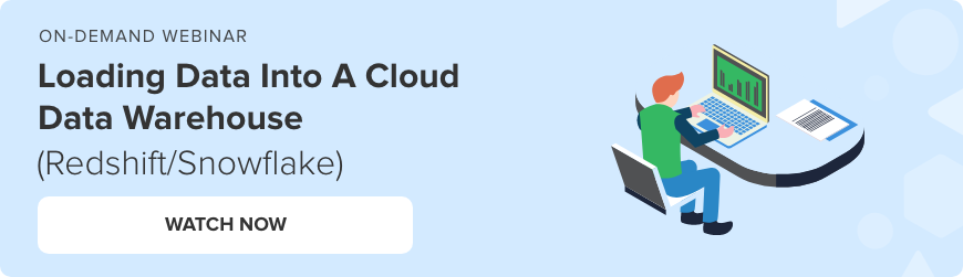 Webinar - loading data into cloud data warehouse - watch now