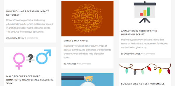 Data-driven business transformation blogs - DonorsChoose