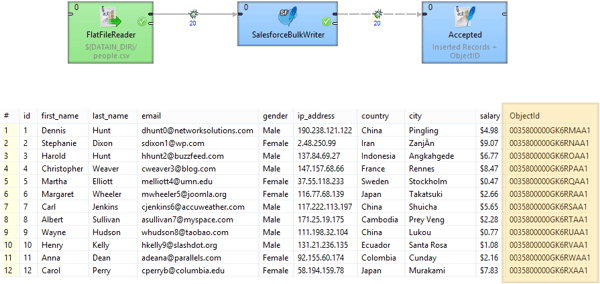 Salesforce connector